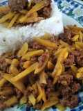 Ollucos con carne molida