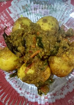 Foto resep Telur terasi kunyit