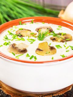 Фото Грибной крем-суп из шампиньонов.