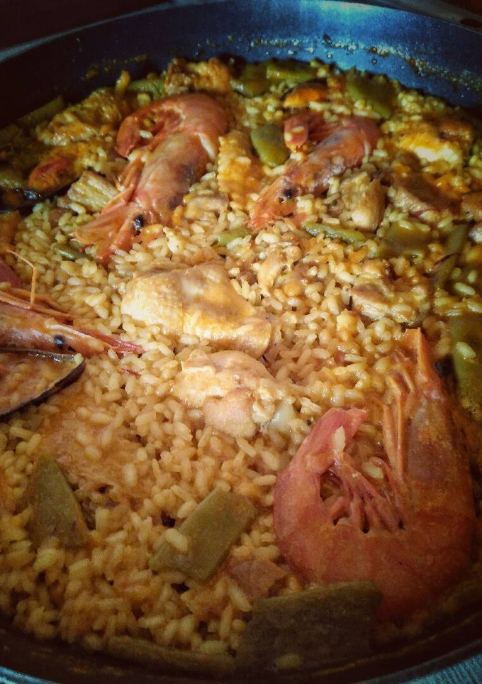 Una foto de Paella mixta