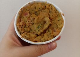 Muffin de Brócolis e cenoura - Vegano