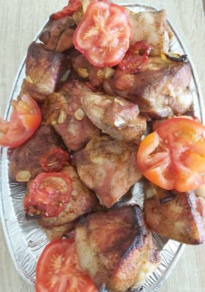 Omlós sült oldalas recept fotója
