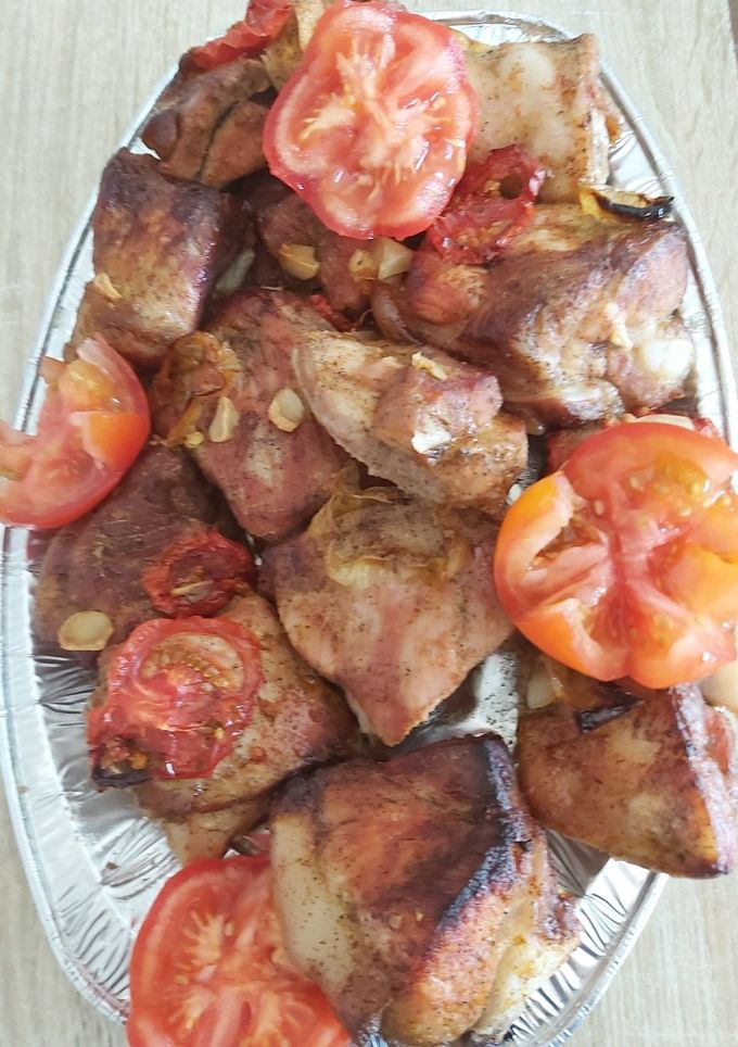 Omlós sült oldalas recept fotója