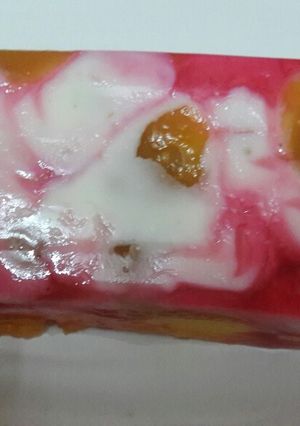 صورة لوصفة حلى الطبقات البارده مشكل يا لوز 🍨🍧🍦⛱🏜