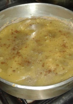 Una foto de Tarta de avena y manzana