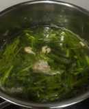 Canh rau muống tôm thịt 🦐💕