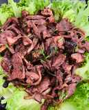 Tim heo xào hành tây