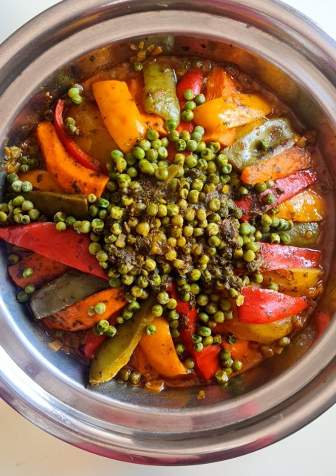 Una foto de Tajine vegano