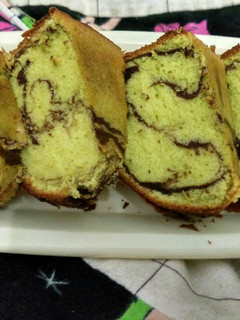 Foto resep Bolu marmer pandan pak sahak
