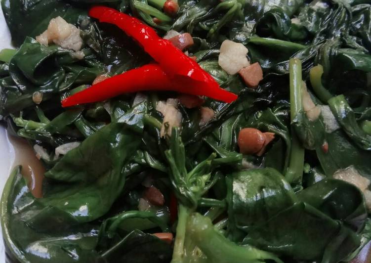 Resep Daun Ginseng Cah Tauco, Lezat