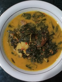 Foto resep Gulai daun singkong mix jengkol