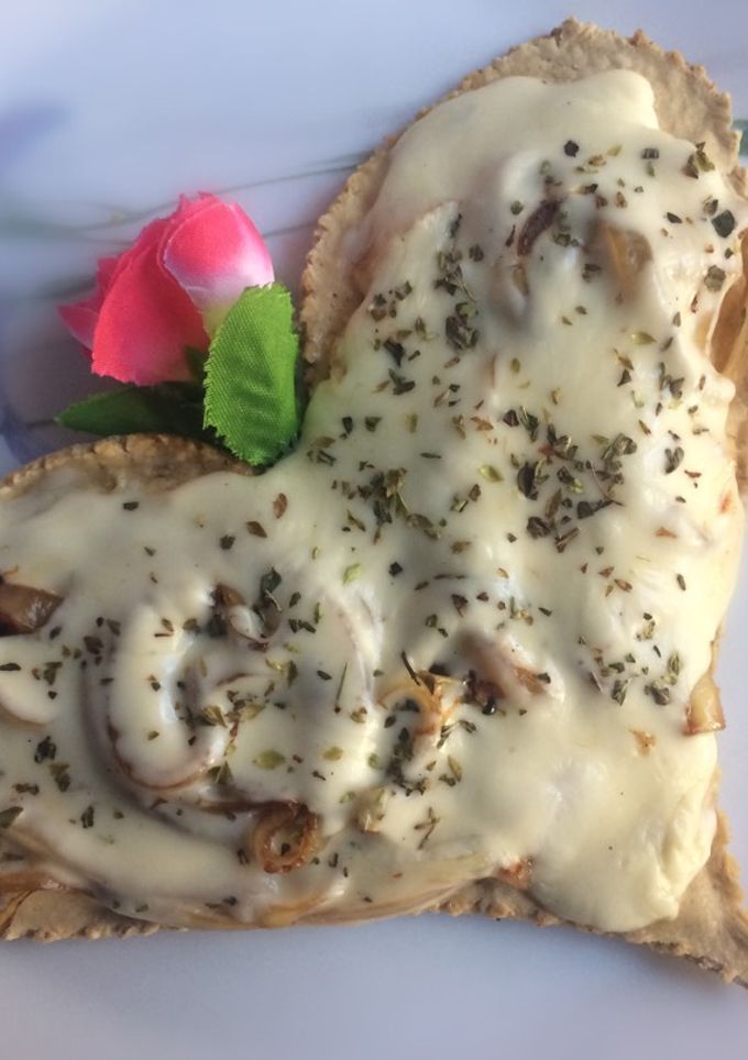 Una foto de Pizza de fugazzeta fit