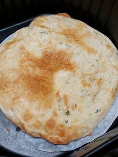 氣炸鍋 蔥抓餅 的食譜成品照片