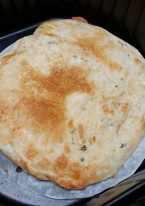 氣炸鍋 蔥抓餅 的食譜成品照片