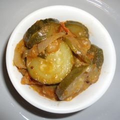 A picture of Curried Zucchini.