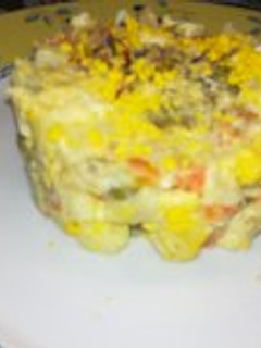 Una foto de Ensalada biof o ensaladilla rumana