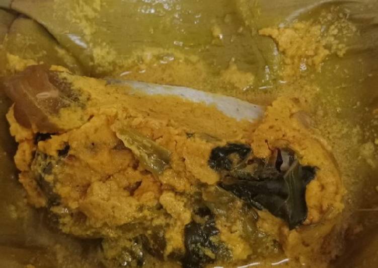 Cara buat Pepes patin bumbu kuning yang nikmat dan Mudah Dibuat