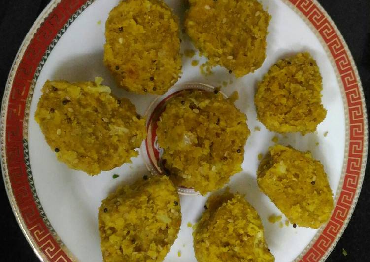 Recipe of Tasty Veggie Garlic Millet Muthia
