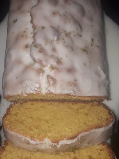 A picture of Avocado - Lemon loaf cake.