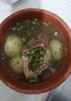 Una foto de Caldo de Costilla