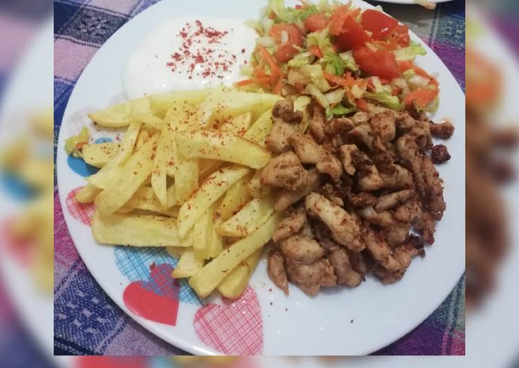 وجبة شاورما بنكهات لذيذة و بسيطة 😍