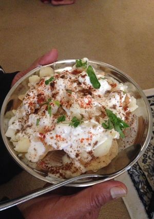 A picture of Papadi chat.