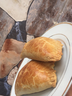 A picture of Baked Meat-pie😍.