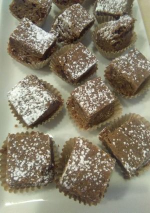 Una foto de Brownie de chocolate