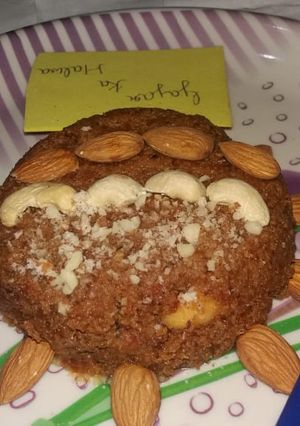 A picture of Gajar ka halwa.