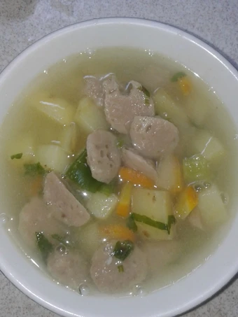 Cara Gampang Membuat Resep Sup bakso ayam yang Lezat Sekali Anti Ribet, Menggugah Selera