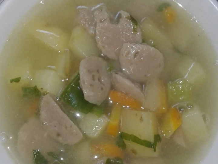 Cara Gampang Membuat Resep Sup bakso ayam yang Lezat Sekali Anti Ribet, Menggugah Selera