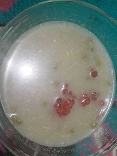 Foto resep Kolak kacang ijo plus mutiara