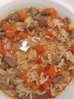 Una foto de Guiso de arroz express
