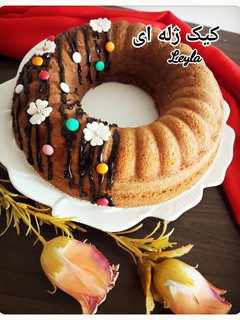 عکسی از دستور کیک ژله ای