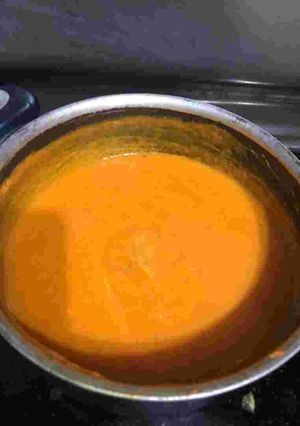 Una foto de Crema de zanahoria a la Mirilu