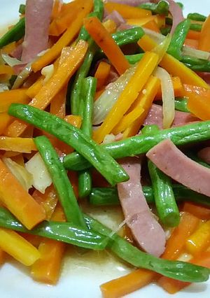 Foto resep Tumis wortel buncis sosis