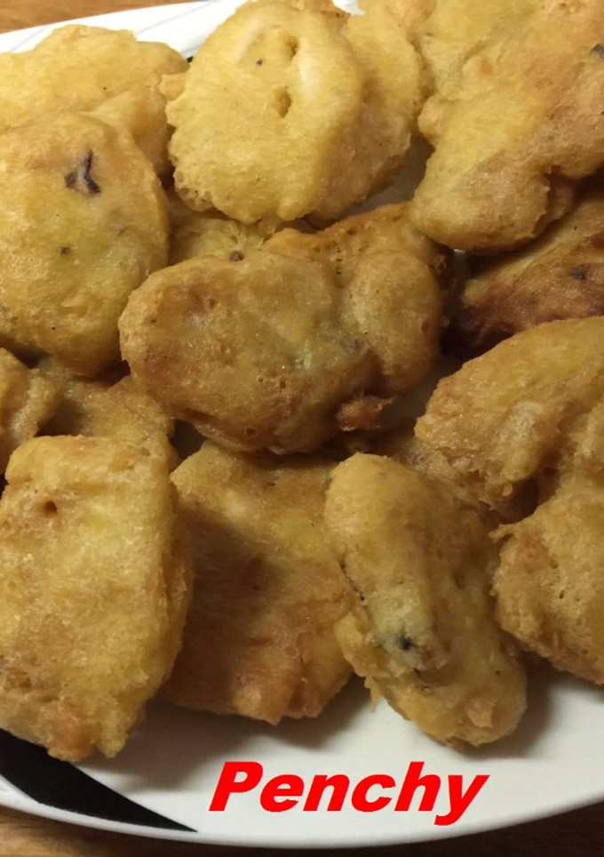 Una foto de Buñuelos de pollo cocido macerado
