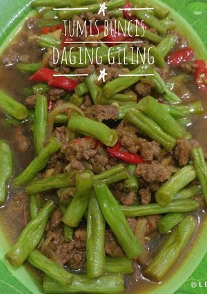Foto resep Tumis Buncis Daging Giling