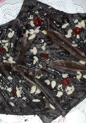 صورة لوصفة كريب ؛ليكغاب (les crêpes) بالشوكولاته 😘😘