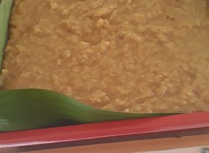 Foto resep Wajik ketan putih gula merah.