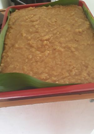 Foto resep Wajik ketan putih gula merah.