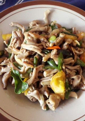 Foto resep Usus Ayam Cabai Hijau