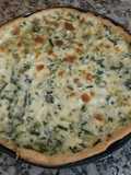 Tarta de puerro a los tres quesos