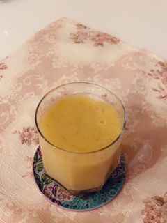 صورة لوصفة عصير المانجا بالتمر