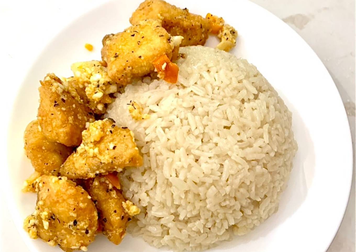 Langkah Mudah untuk Menyiapkan Nasi hainam chicken butter, Bikin Ngiler