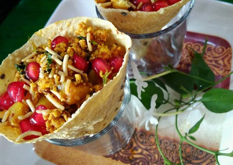 Simple Way to Prepare Favorite Papad cone