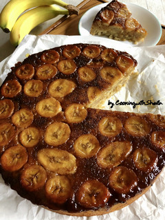 Foto resep Upside Down Banana Cake