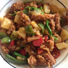 A picture of Chicken with Pineapple.