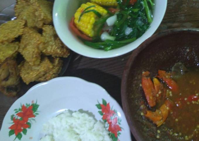 Resep Sayur Asem Kangkung Jagung Manis Ndeso Oleh Phien Kitchen Cookpad