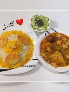 عکسی از دستور خورشت قیمه با مرغ 😋
